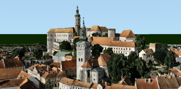 3D model Mikulov. Foto © Lesensky