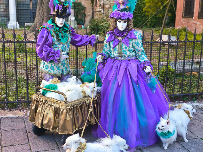 Benátský karneval, maska. Foto © se svolením Jiří Hloušek