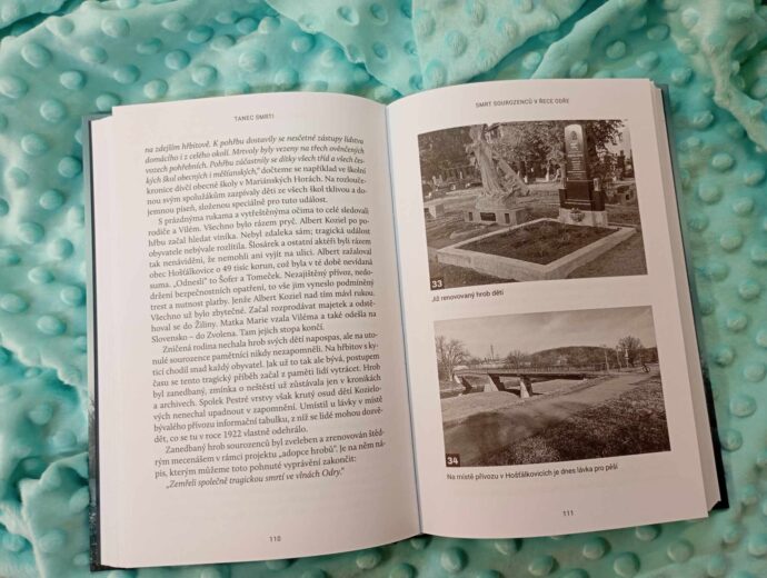 Kniha Tanec smrti. Foto © se souhlasem Sabina Huřťáková