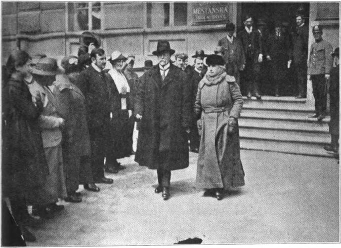 Tomáš Garrigue Masaryk s manželkou. Foto: ©Wikimedia, Creative Commonst, licence CC0