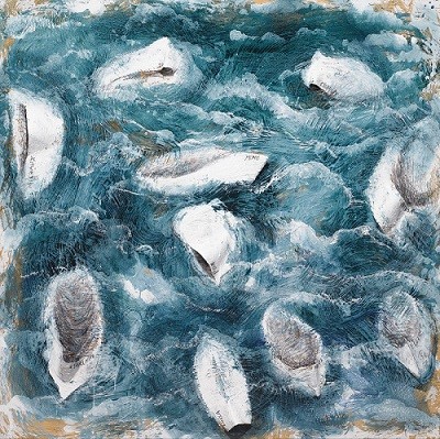 Vraky lodí (2020), foto David Bonet, © David Bonet, Miquel Barceló a AGADP