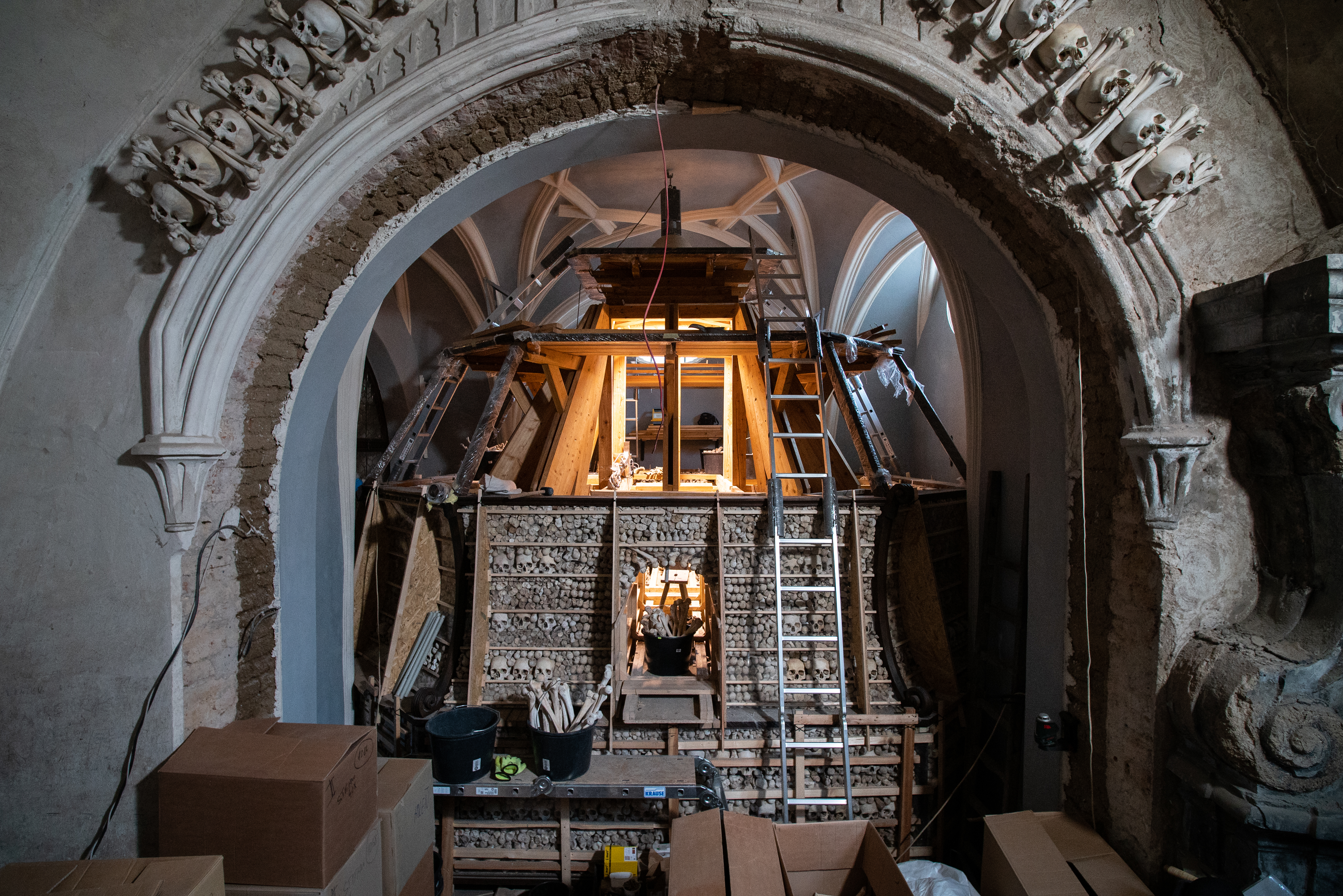 Oprava kostnice Foto: ©Sedlec galerie