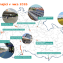 Mapa zahajovaných projektů